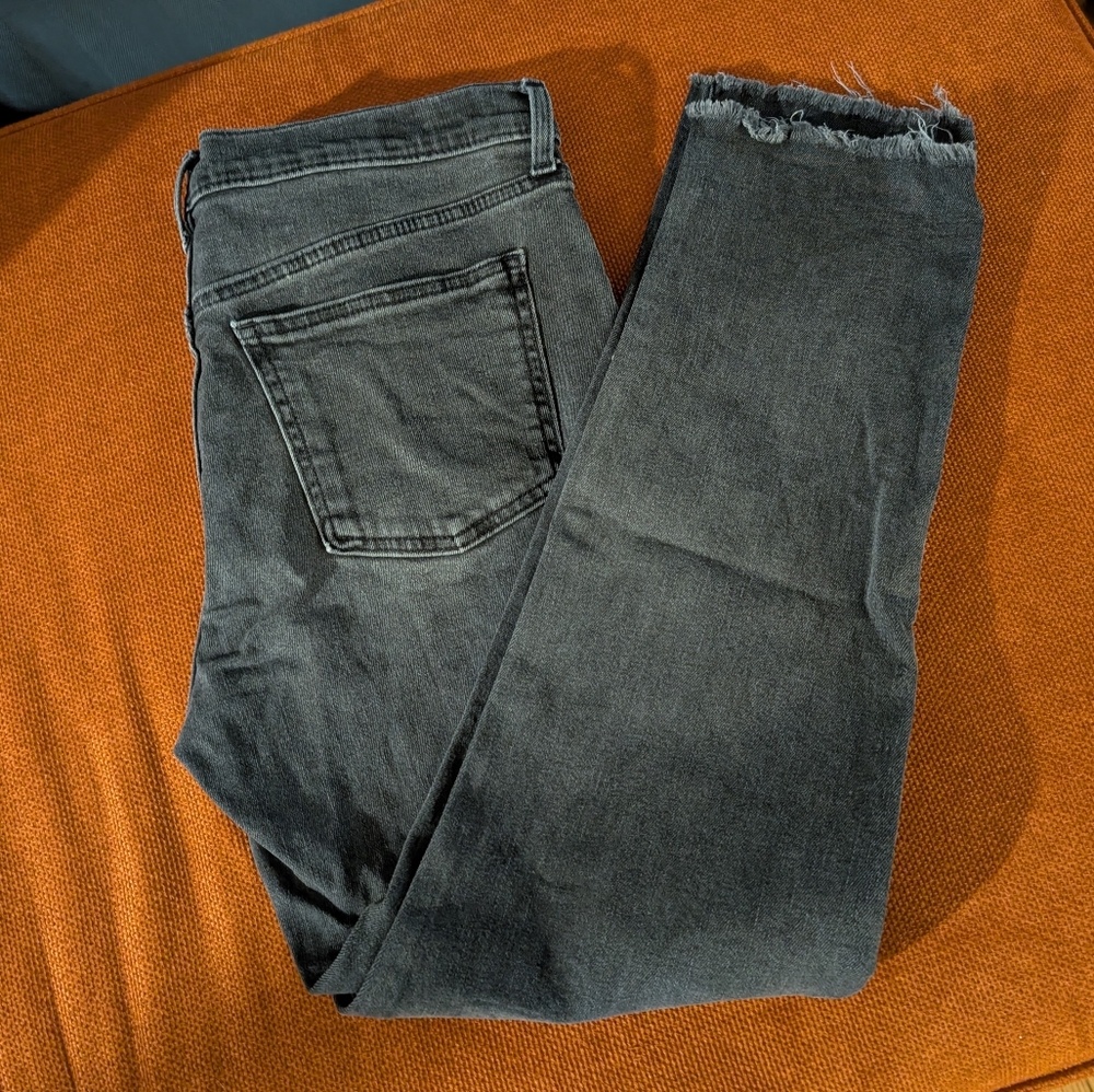 GAP Charcoal Black Ankle Jeans